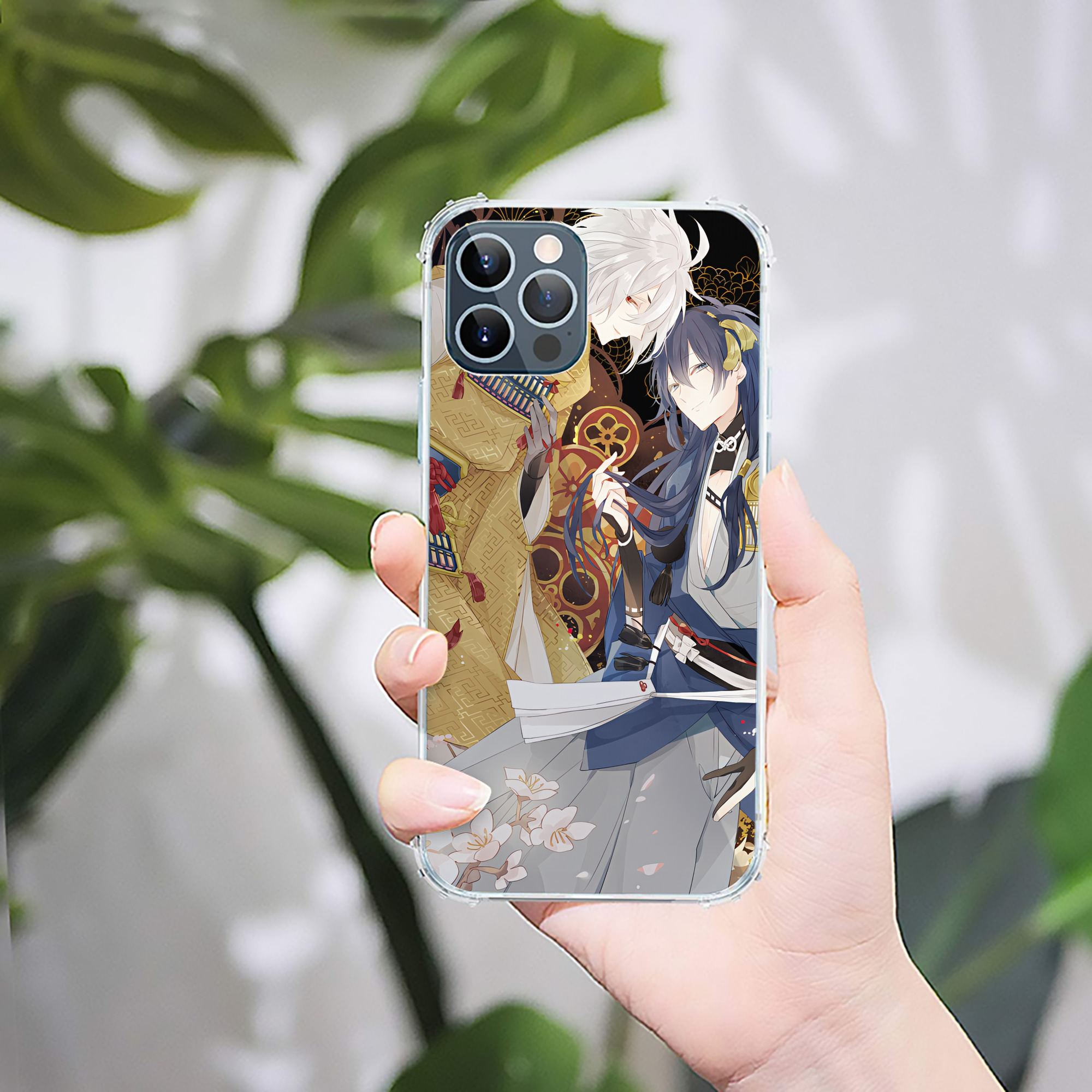 （画像用） 刀剣乱舞 Touken Ranbu 【iPhone 12シリーズ対応】透明スマホケース（クリアソフトケース）